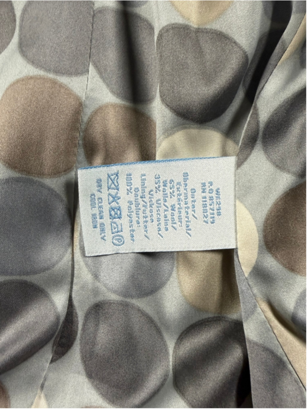 cream wool-blend cropped jacket by Boden sz 4 - Picture 10 of 10